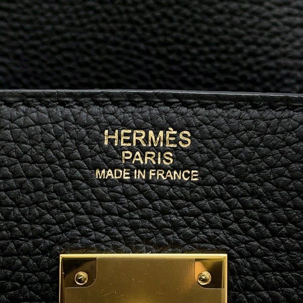 エルメス バーキン30 ブラック/ゴールド金具 トゴ C刻印 HERMES Birkin ハンドバッグ 黒