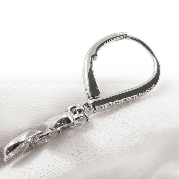 グラフ ピアス パヴェ バタフライ ミニ ダイヤモンド ドロップ イヤリング ダイヤ 計約1.43ct K18WG RGE1167
