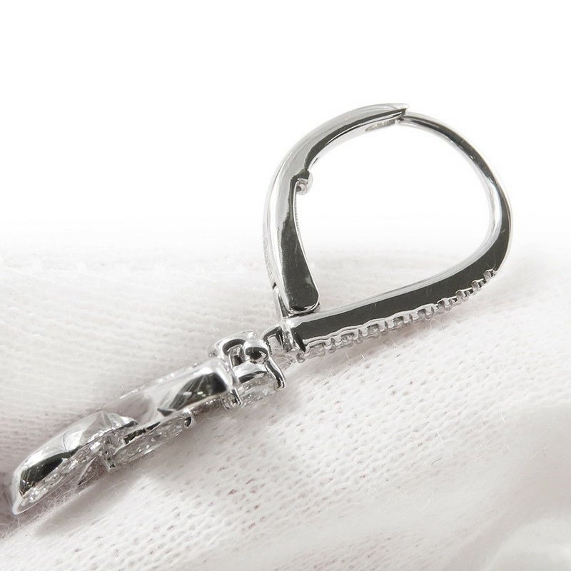 グラフ ピアス パヴェ バタフライ ミニ ダイヤモンド ドロップ イヤリング ダイヤ 計約1.43ct K18WG RGE1167