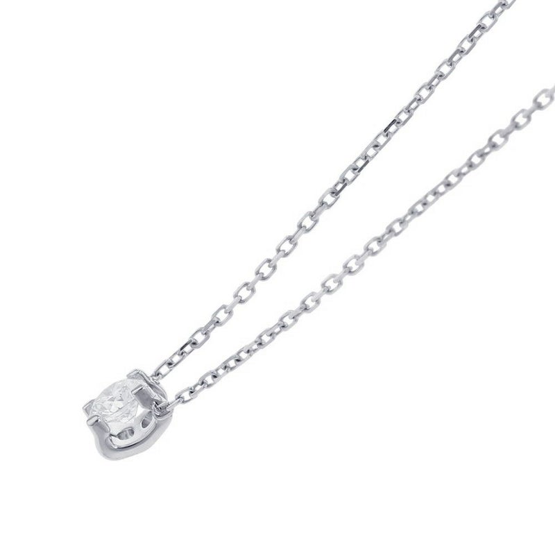 カルティエ ネックレス C ドゥ カルティエ ダイヤ0.23ct K18WG CRN7413700 Cartier GIA鑑定書付き