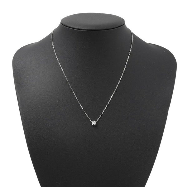 カルティエ ネックレス C ドゥ カルティエ ダイヤ0.23ct K18WG CRN7413700 Cartier GIA鑑定書付き