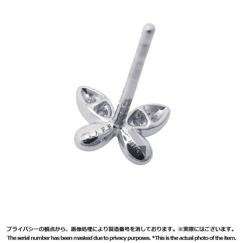グラフ ピアス パヴェ バタフライ ダイヤモンド プティ スタッド イヤリング ダイヤ 計0.08ct K18WGホワイトゴールド RGE1563