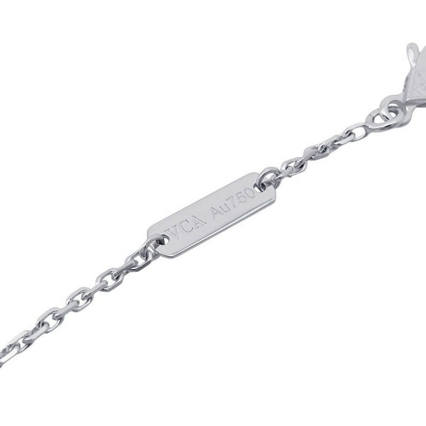 ヴァンクリーフ&アーペル ネックレス ヴィンテージアルハンブラ K18WG マザーオブパール VCARF48700 ペンダント