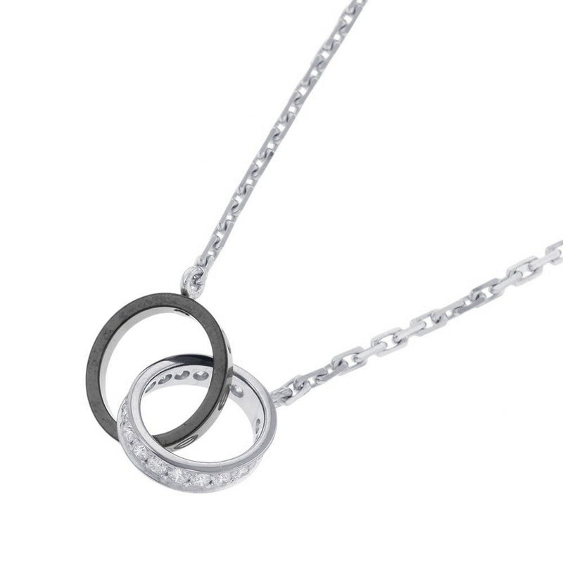 カルティエ ネックレス ベビーラブ LOVE ダイヤモンド ネックレスブラックセラミック/K18WG B7058100