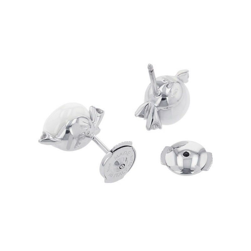 ポメラート ピアス カプリ ダイヤピアス ダイヤモンド K18WGホワイトゴールド ホワイトセラミック Pomellato