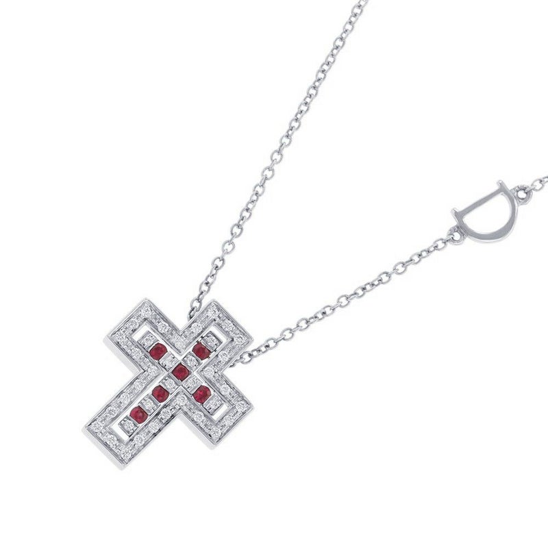 ダミアーニ ネックレス ベルエポック XXS ダイヤモンド ルビー K18WGホワイトゴールド  20083510 DAMIANI