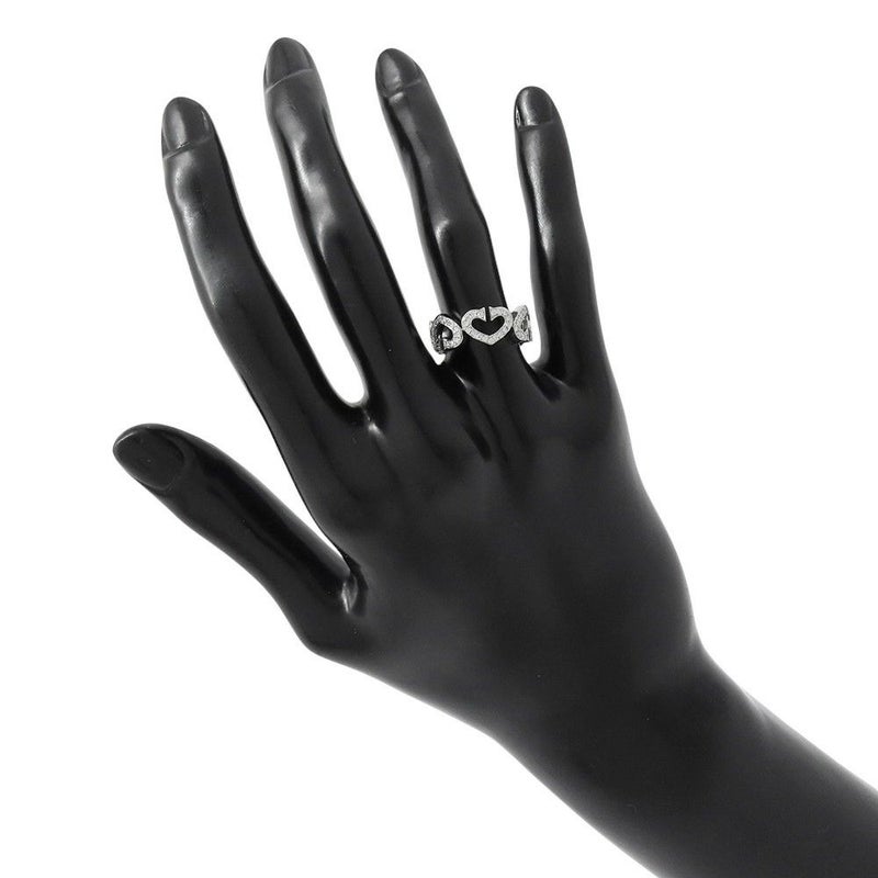 カルティエ リング Cハート フルダイヤ リング ダイヤモンド K18WG リングサイズ49 B4043800 Cartier 指輪