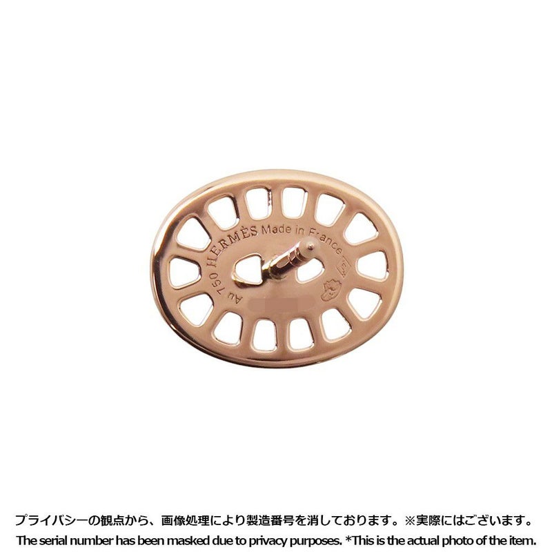 エルメス ピアス シェーヌ・ダンクル・ディヴィーヌ ダイヤモンド32P 計0.13ct K18PGピンクゴールド HERMES ジュエリー