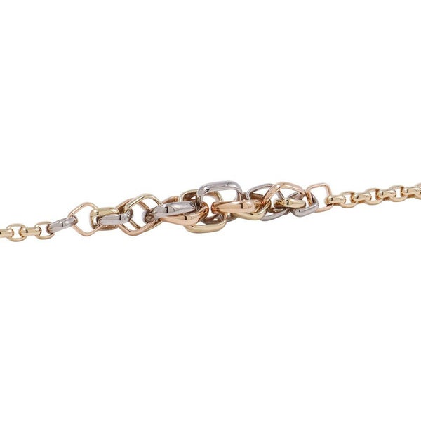 カルティエ ブレスレット トリニティ クッション K18YG/K18PG/K18WG サイズ18 B6080818 Cartier ジュエリー