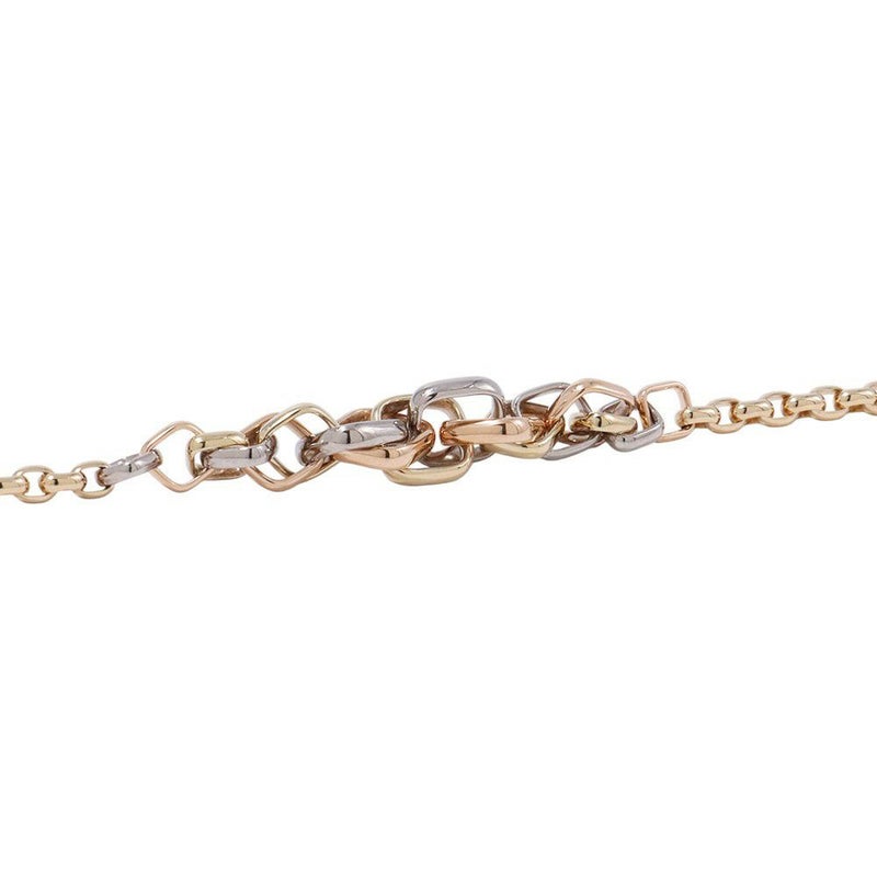 カルティエ ブレスレット トリニティ クッション K18YG/K18PG/K18WG サイズ18 B6080818 Cartier ジュエリー