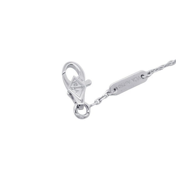 ヴァンクリーフ＆アーペル ブレスレット スウィート アルハンブラ 1モチーフ ダイヤ 12P 計0.08ct K18WG VCARO85600