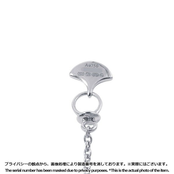 グラフ ネックレス ダブル バタフライ シルエット ダイヤモンド ペンダント ダイヤ計0.53ct K18WG RGP745