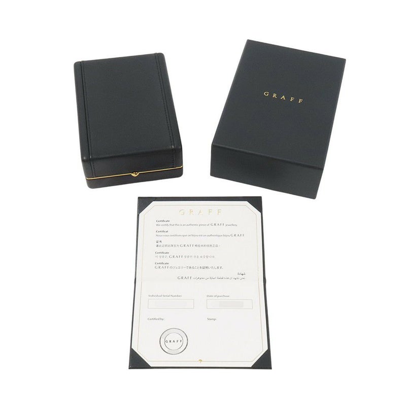 グラフ ネックレス ダブル バタフライ シルエット ダイヤモンド ペンダント ダイヤ計0.53ct K18WG RGP745