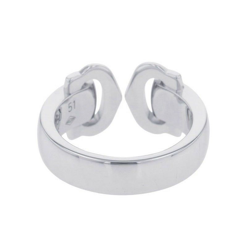 カルティエ リング 2C ブークルセ リング ダイヤモンド K18WG B4071000 Cartier 指輪