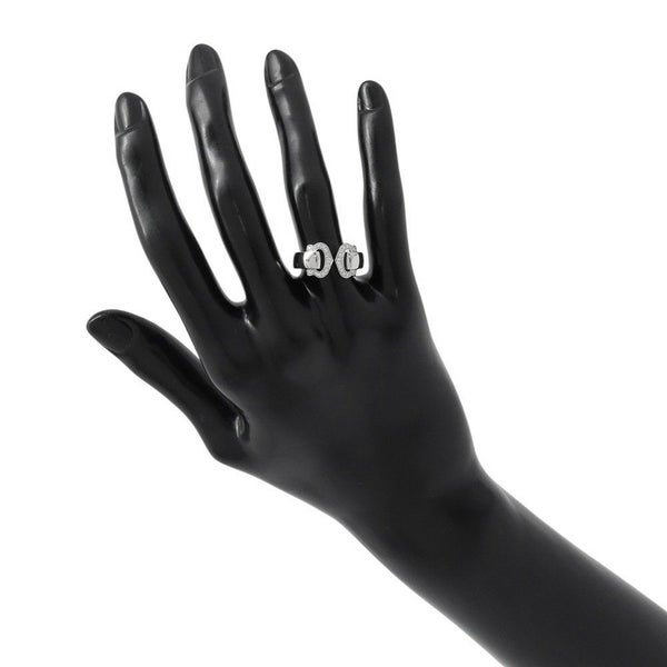 カルティエ リング 2C ブークルセ リング ダイヤモンド K18WG B4071000 Cartier 指輪