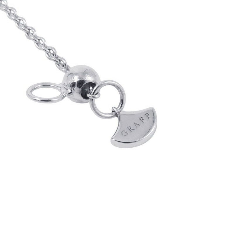 グラフ ネックレス パヴェ バタフライ ダイヤモンド ミニ ペンダント ダイヤ 計約0.55ct K18WGホワイトゴールド RGP550