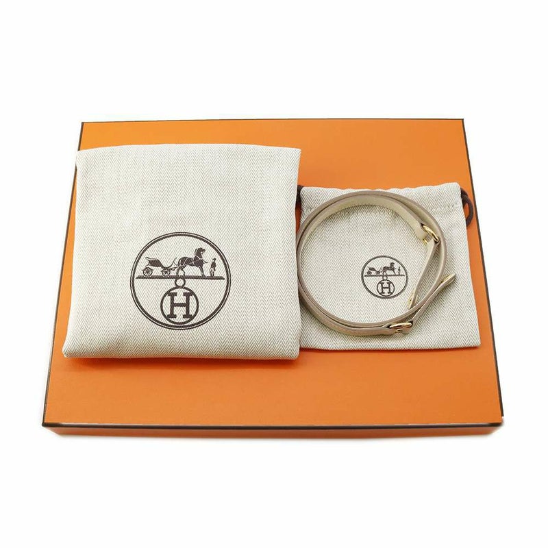 エルメス クラッチバッグ ケリーエラン クレ/ゴールド金具 エプソン W刻印 2wayショルダー