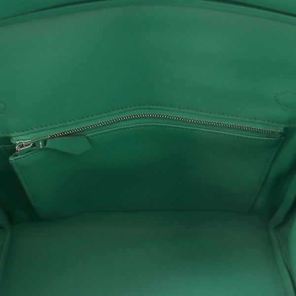 エルメス バーキン25 エクリュ/ヴェールヴェルティゴ/シルバー金具 トワルアッシュ/スイフト W刻印HERMES Birkin