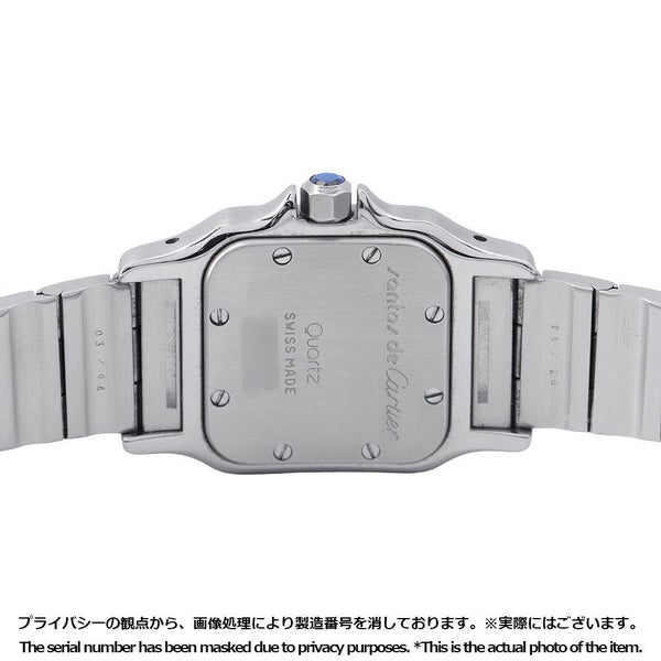 カルティエ サントスガルベ SM W20012C4 Cartier 腕時計 アイボリー文字盤 クォーツ