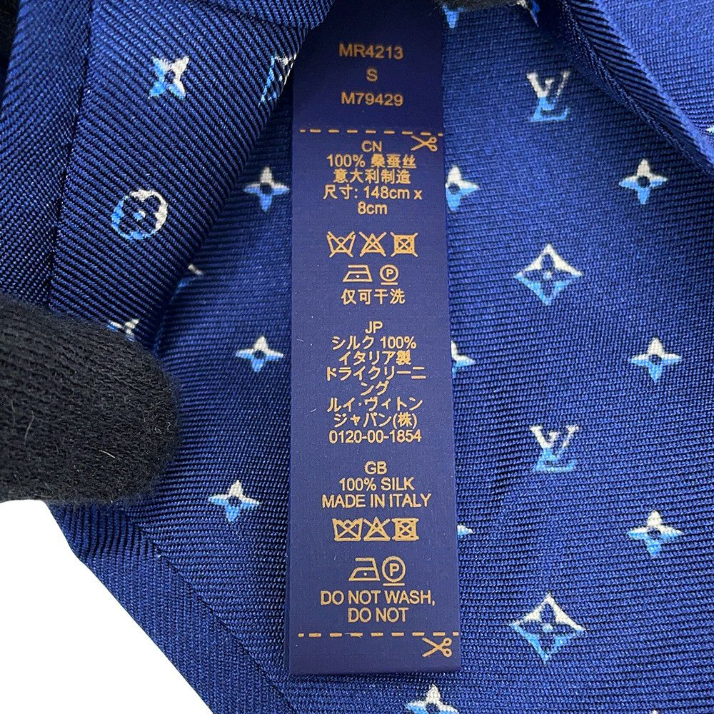 ルイヴィトン ネクタイ モノグラム シルク M79429 LOUIS VUITTON