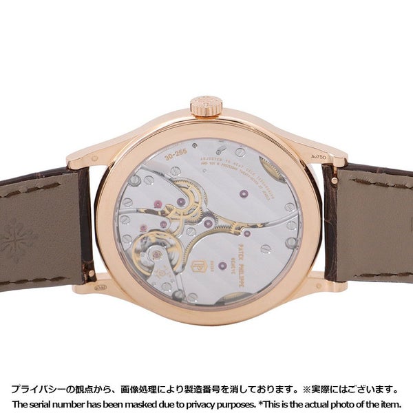 パテックフィリップ カラトラバ クルー・ド・パリ 6119R-001 PATEK PHILIPPE 腕時計 ウォッチ シルバー文字盤