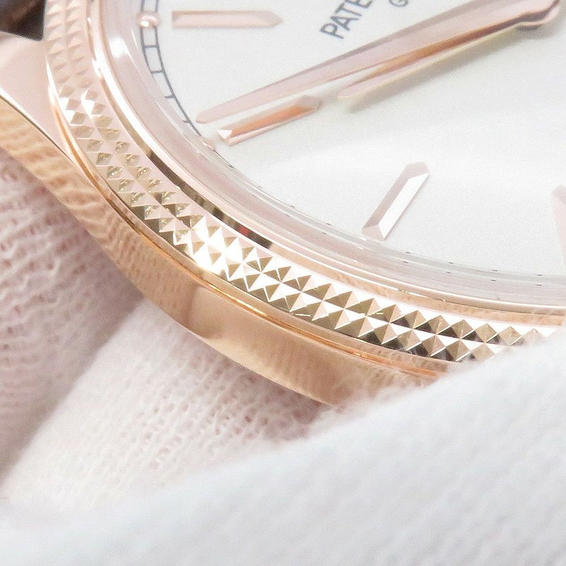 パテックフィリップ カラトラバ クルー・ド・パリ 6119R-001 PATEK PHILIPPE 腕時計 ウォッチ シルバー文字盤