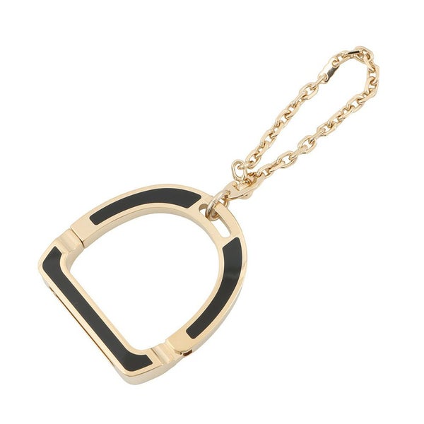 エルメス グローブホルダー イデアル ブラック/シャンパンゴールド金具 メタル HERMES 手袋ホルダー 黒