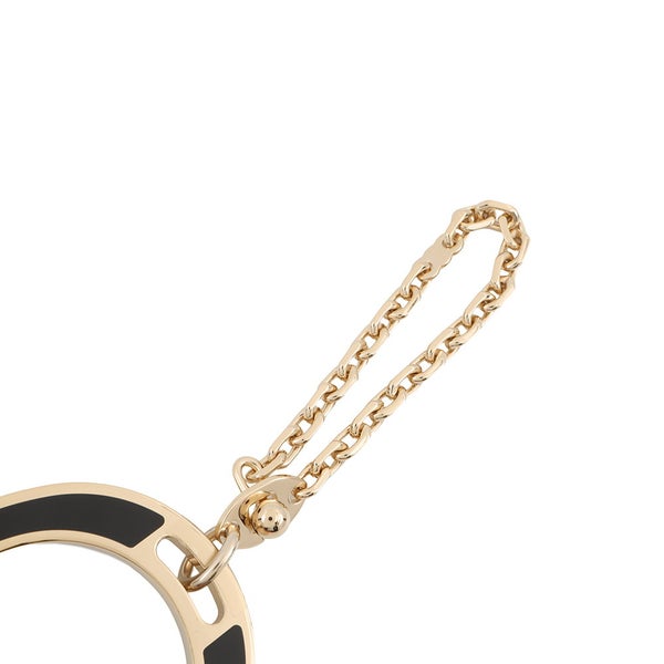 エルメス グローブホルダー イデアル ブラック/シャンパンゴールド金具 メタル HERMES 手袋ホルダー 黒