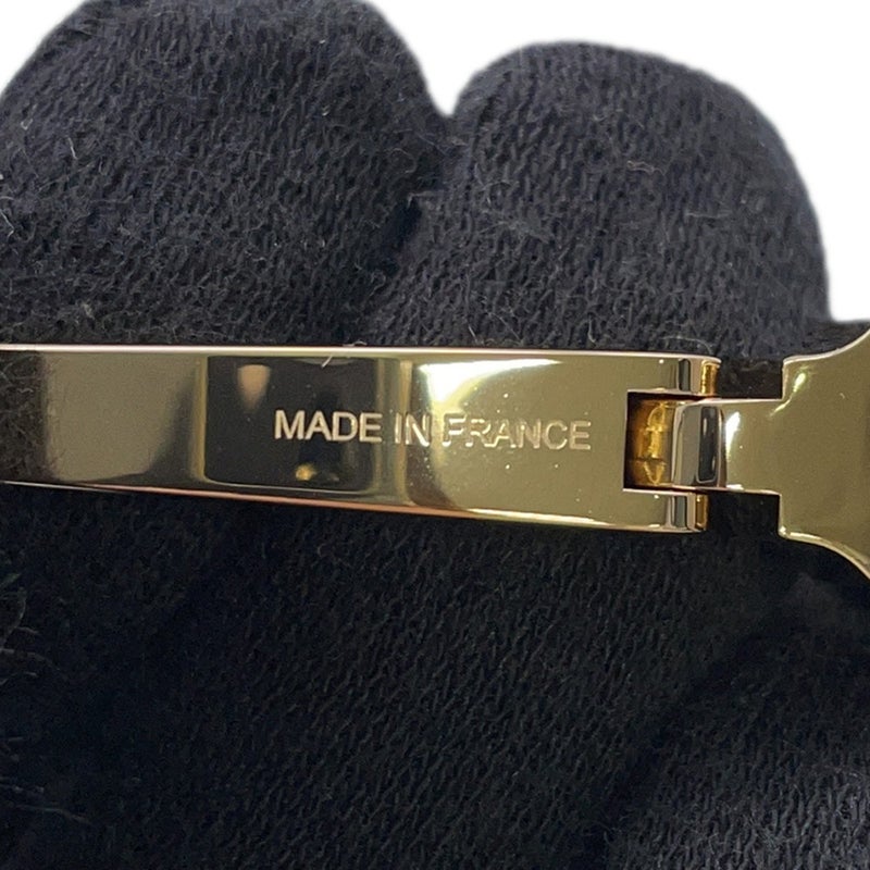 エルメス グローブホルダー イデアル ブラック/シャンパンゴールド金具 メタル HERMES 手袋ホルダー 黒