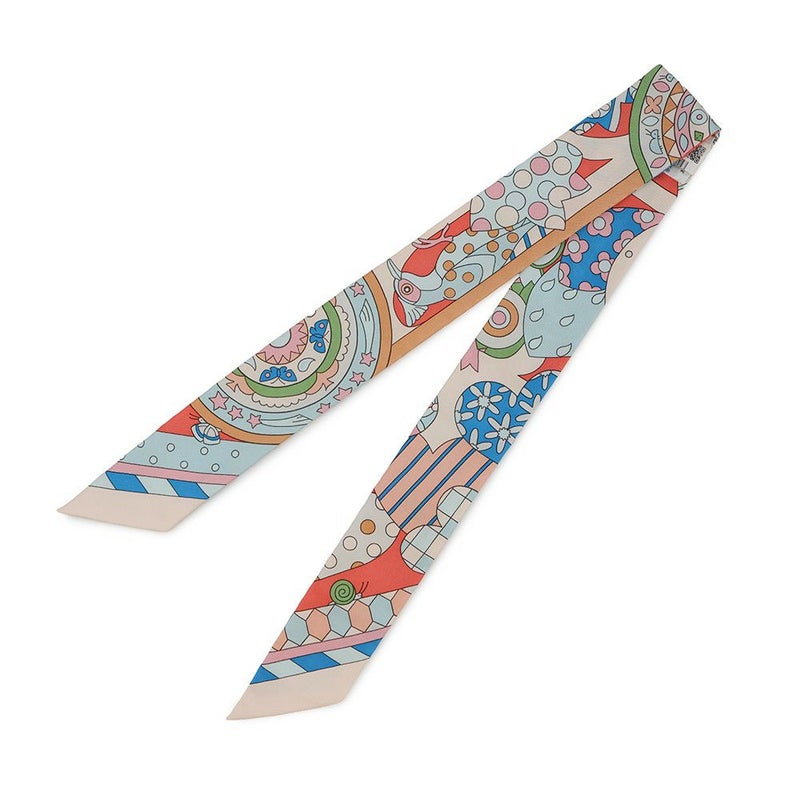 エルメス スカーフ ツイリー 森のささやき Les Murmures de la Foret HERMES シルクツイル 2023春夏