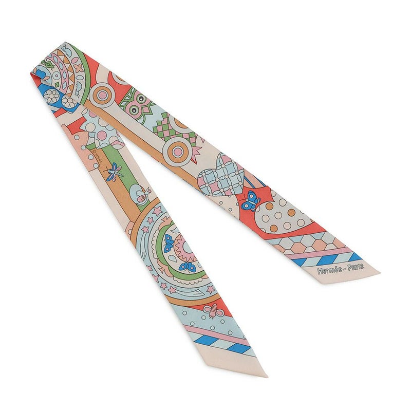 エルメス スカーフ ツイリー 森のささやき Les Murmures de la Foret HERMES シルクツイル 2023春夏