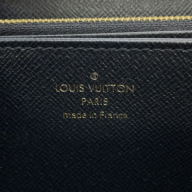 ルイヴィトン 長財布 モノグラム・リバース ジッピー・ウォレット M82444 LOUIS VUITTON 黒