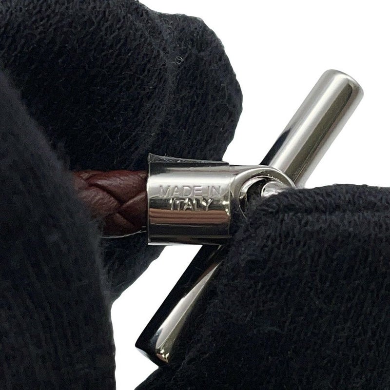 エルメス ブレスレット エトリエ ブラウン/シルバー金具 スイフト サイズT4 HERMES アクセサリー