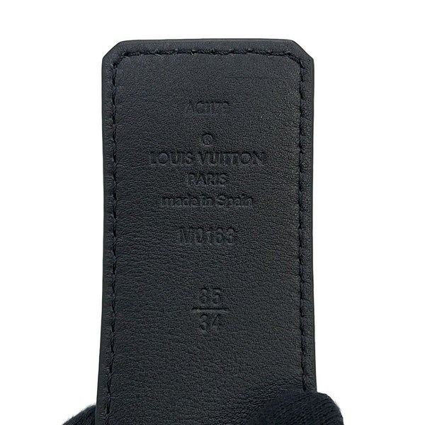 ルイヴィトン べルト LVモザイク ベルト リバーシブル 34MM レザー サイズ85 M0163 メンズ 黒 ブラック