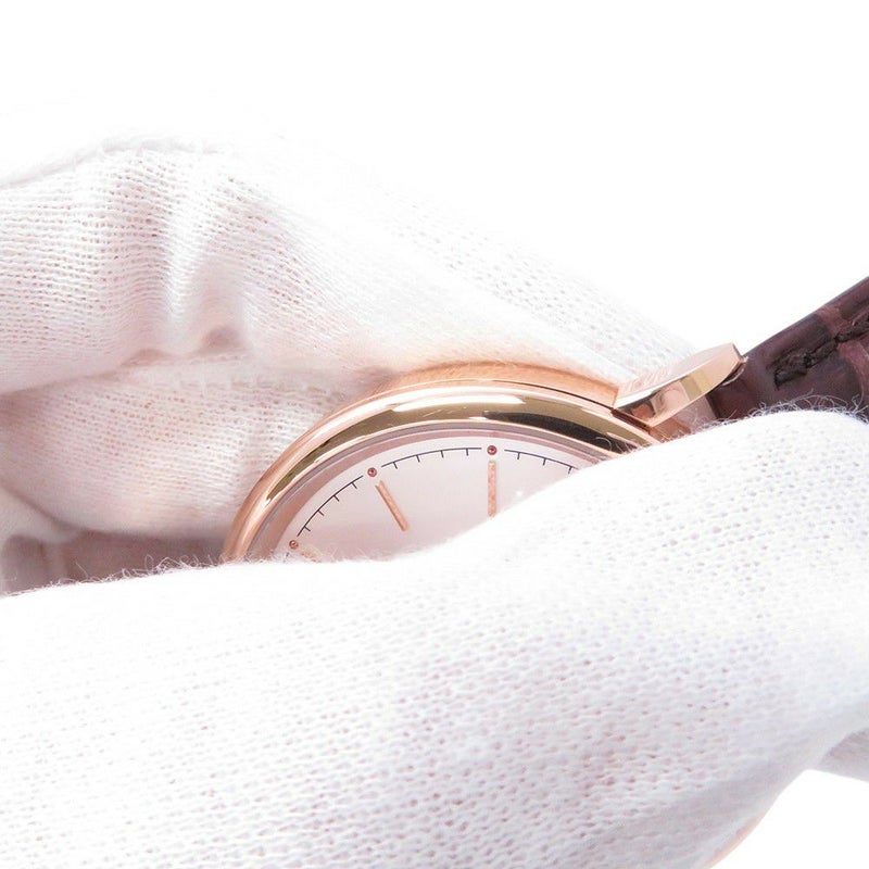 ランゲ＆ゾーネ サクソニア 380.032 A.LANGE&ZOHNE K18PGピンクゴールド 腕時計 ウォッチ シルバー文字盤