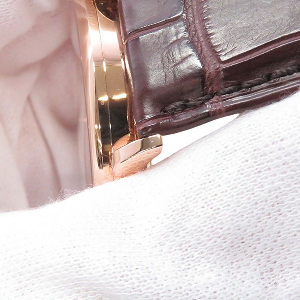 ランゲ＆ゾーネ サクソニア 380.032 A.LANGE&ZOHNE K18PGピンクゴールド 腕時計 ウォッチ シルバー文字盤