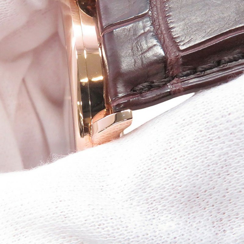 ランゲ＆ゾーネ サクソニア 380.032 A.LANGE&ZOHNE K18PGピンクゴールド 腕時計 ウォッチ シルバー文字盤