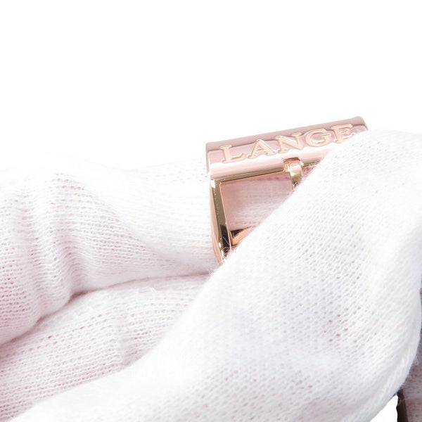 ランゲ＆ゾーネ サクソニア 380.032 A.LANGE&ZOHNE K18PGピンクゴールド 腕時計 ウォッチ シルバー文字盤