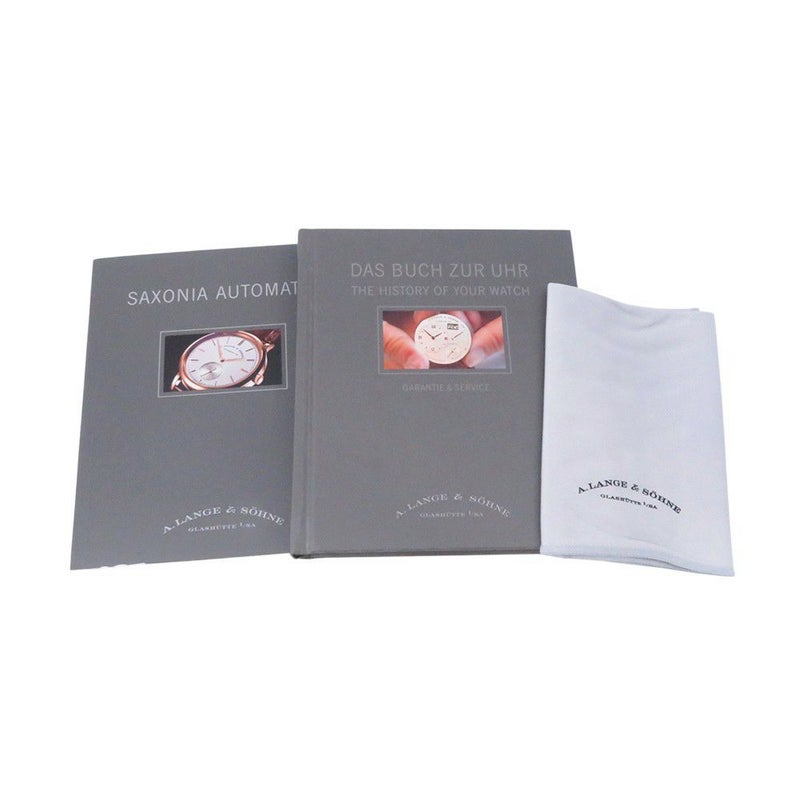 ランゲ＆ゾーネ サクソニア 380.032 A.LANGE&ZOHNE K18PGピンクゴールド 腕時計 ウォッチ シルバー文字盤