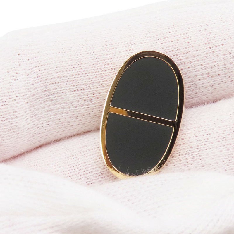 エルメス ピアス シェーヌダンクル ヴェルソ K18PGピンクゴールド/ブラックセラミック HERMES ジュエリー