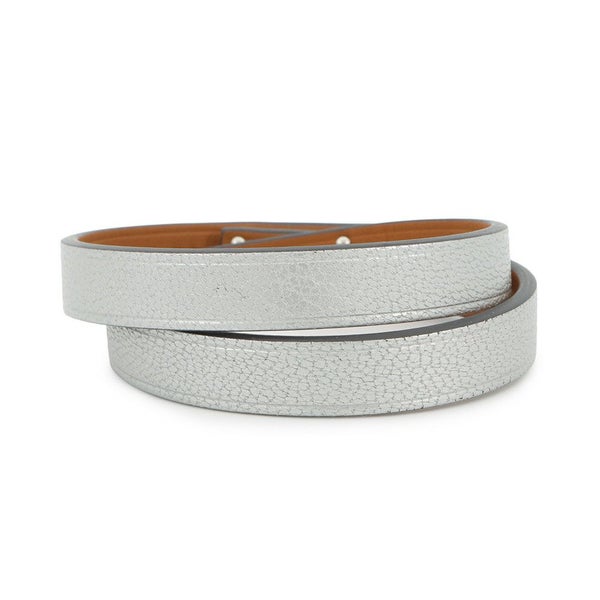 エルメス ブレスレット ケリー ドゥブルトゥール アルジャン/シルバー金具 シェブルシャムキラ K刻印 サイズT2 アクセサリー