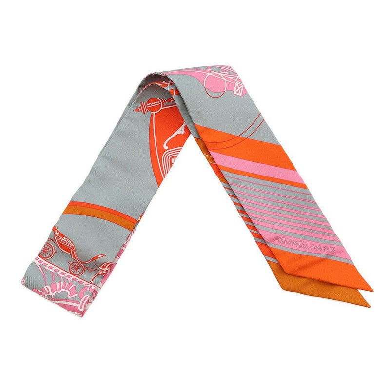 エルメス スカーフ ツイリー エクスリブリス Ex-Libris HERMES シルクツイル 2021年秋冬