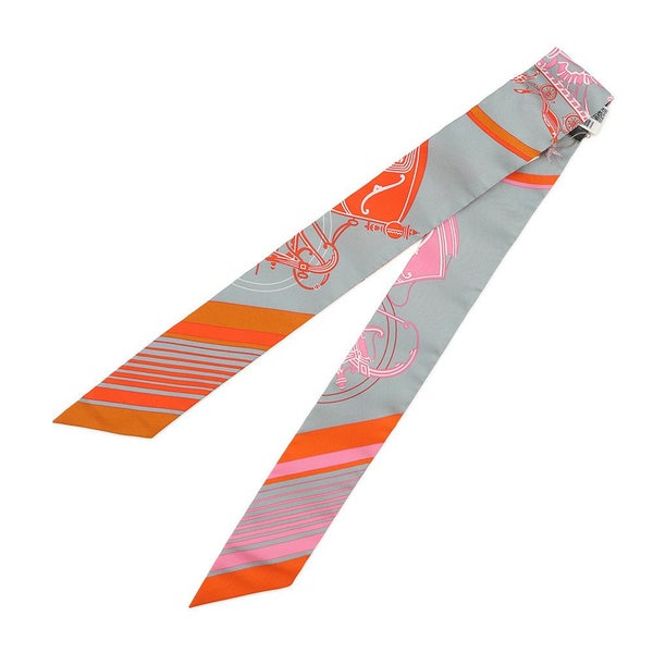 エルメス スカーフ ツイリー エクスリブリス Ex-Libris HERMES シルクツイル 2021年秋冬