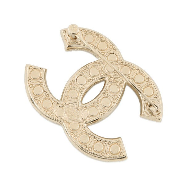 シャネル ブローチ ココマーク メタル フェイクパール ラインストーン F23V A64762 CHANEL アクセサリー