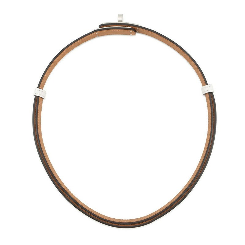 エルメス ケリーベルト18 ニューホワイト/シルバー金具 エプソン W刻印 HERMES べルト 白