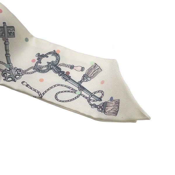 エルメス スカーフ ツイリー レ・クレ・ア・ポア Les Cles a Pois HERMES シルクツイル 2022年春夏