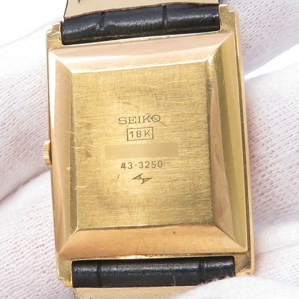 セイコー シャリオ 43-3250 SEIKO アンティーク 腕時計 クォーツ 白文字盤