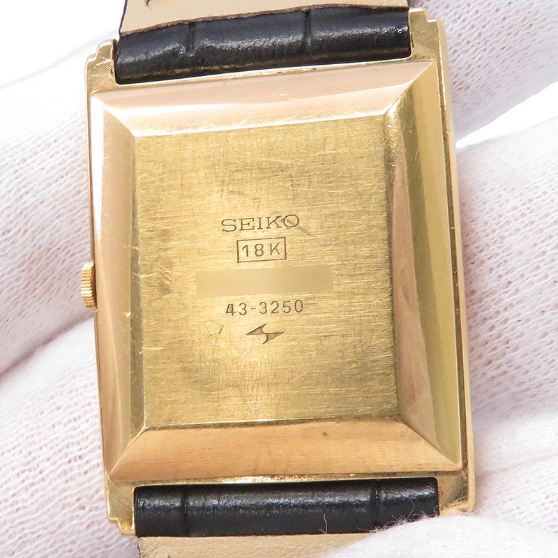 セイコー シャリオ 43-3250 SEIKO アンティーク 腕時計 クォーツ 白文字盤