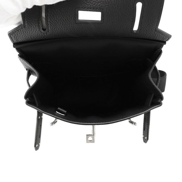 エルメス ボディバッグ ケリー アッカドPM ブラック/シルバー金具 トゴ B刻印 メンズ 黒