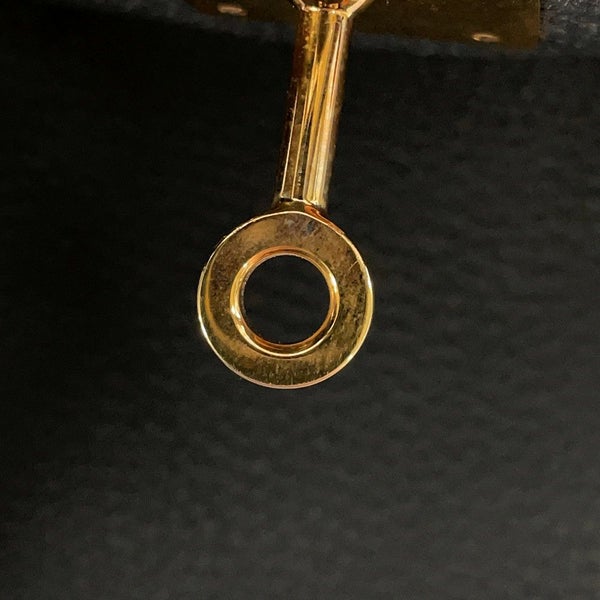 エルメス バーキン35 ブラック/ピンクゴールド金具 トゴ Y刻印 HERMES Birkin ハンドバッグ 黒